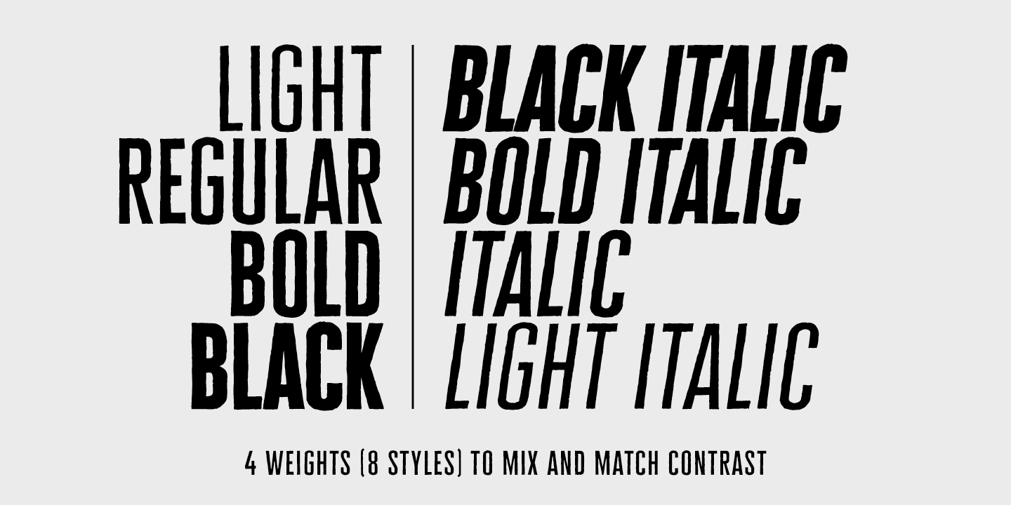 Cheddar Gothic Sans Two Light Italic Font preview